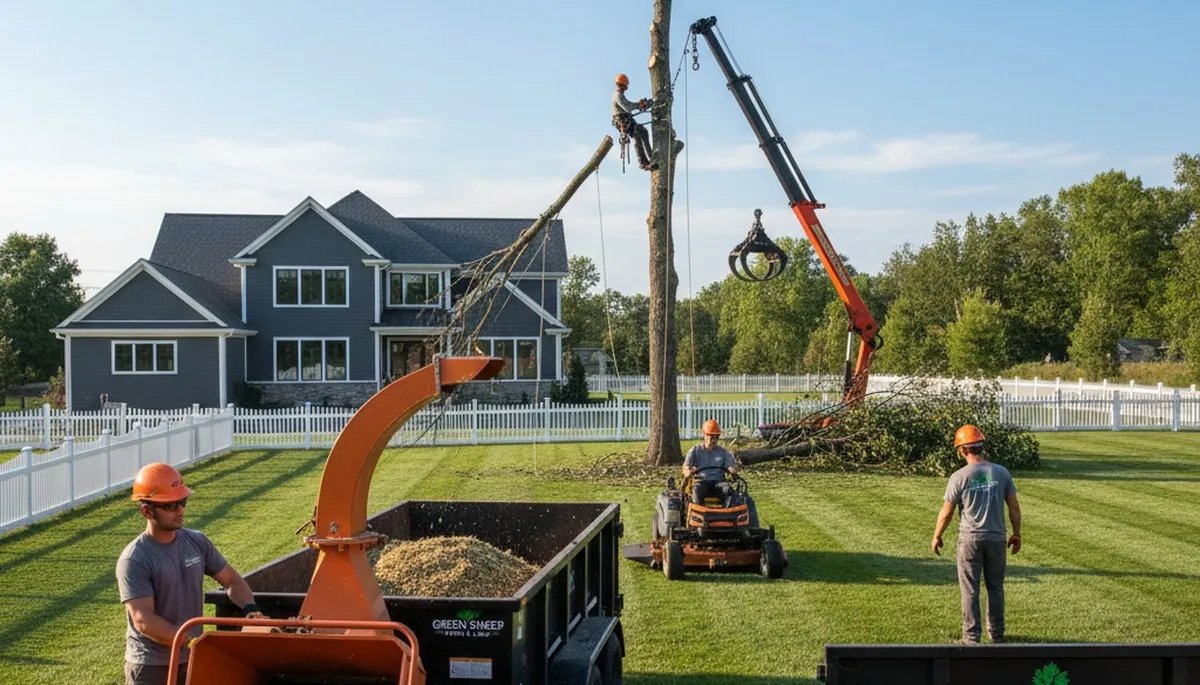 Professional lawn care and tree removal service in Richmond, VA by Chop Chop Tree experts