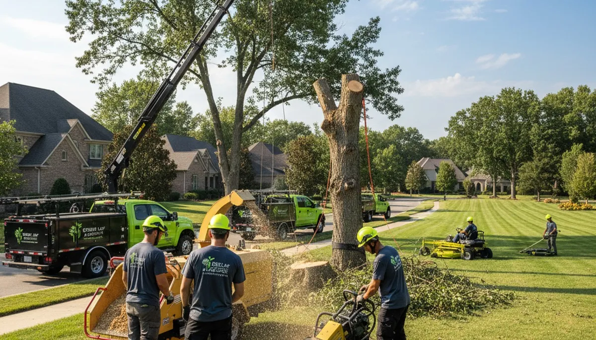 Professional lawn care and tree removal service in Richmond, VA by Chop Chop Tree experts